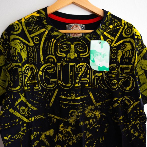 NWT Infinity Aztec Print Black Tee - Picture 3 of 6
